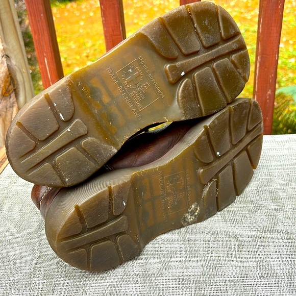Vintage 1990’s Dr. Martens 8542 brown chunky lace up boots - Picture 6 of 7